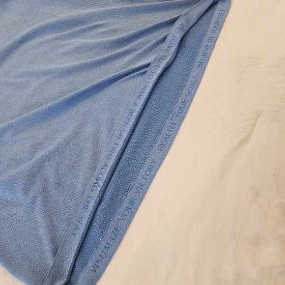 Lululemon Polo Shirt Men's Large Blue Golf Casual Stretch Preppy Athleisure - Picture 5 of 7